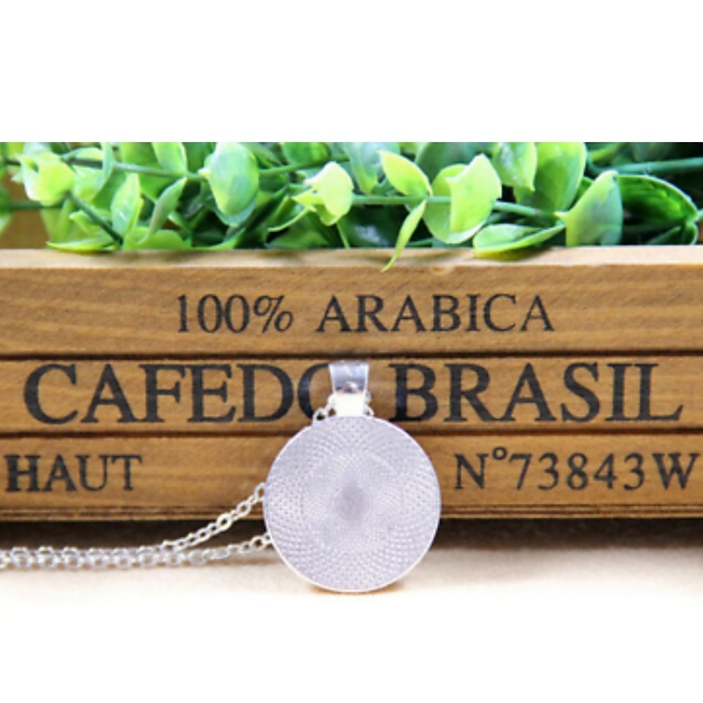 Vintage French Art Print Dome Necklace - Picture 2 of 4